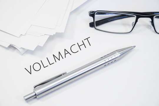 Vollmacht