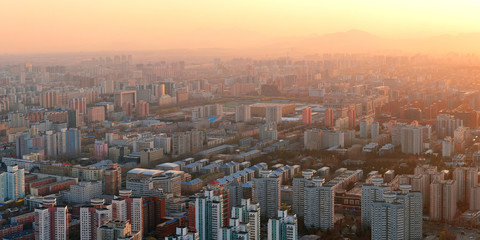 Fototapeta premium Beijing sunset