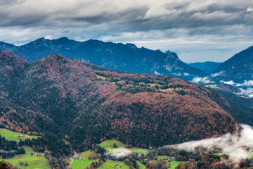 Fototapeta na wymiar Lovely Autumn in Berchtesgaden