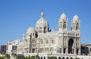 Fototapeta na wymiar Cathedral de la Major, main church in Marseille, France