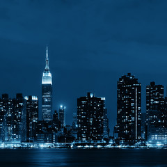 Fototapeta na wymiar Empire State Building night