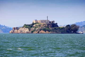 Alcatraz island, California, United States landmark