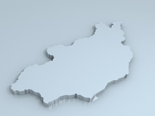 mongolia 3D map