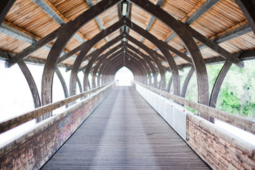 Obraz na płótnie Canvas alte Holzbrücke