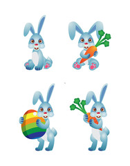 Rabbit Easter Vector Illustration