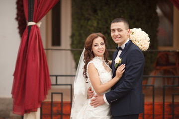Fototapeta premium bride groom wedding day marriage