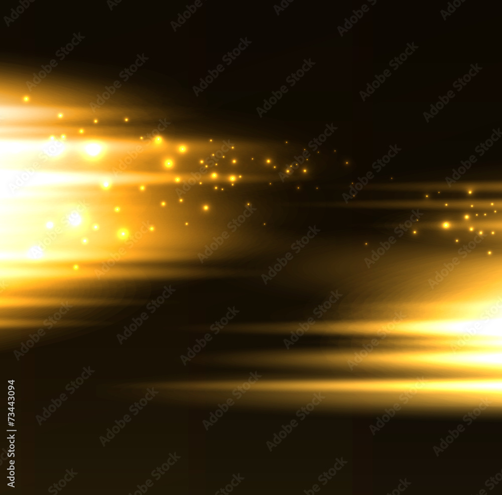 Poster Abstract dark background with  light lines