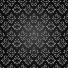 Abstract vintage seamless damask pattern