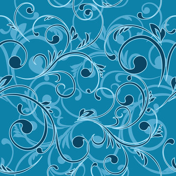 Vector floral seamless