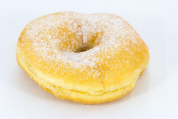 Sugar Ring Donut Isolated on White Background