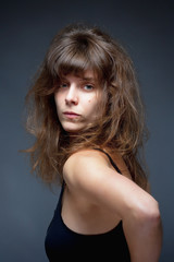 Fototapeta premium Portrait of a Young Sensual Woman