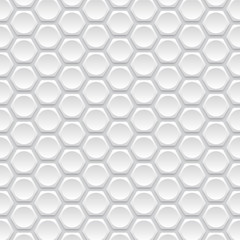 Vector Background #Honeycomb Structure, White