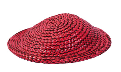 Red fashion hat