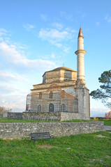 Fototapeta na wymiar Ioannina Its Kale mosque Greece