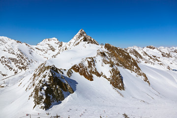Fototapeta na wymiar Mountains ski resort - Innsbruck Austria