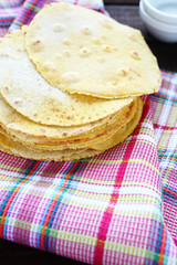 Stack of delicious pitas