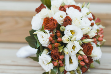 Fototapeta na wymiar Bridal Bouquet