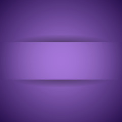 Abstract violet paper with shadow background