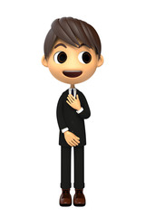 承知するビジネスマン