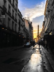 paris streets after rain