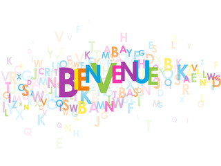 "BIENVENUE" (lettres accueil service clients satisfaction) © Web Buttons Inc