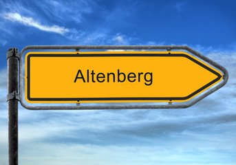 Strassenschild 26 - Altenberg