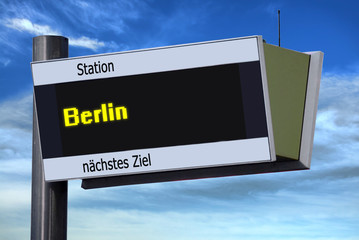 Anzeigetafel 6 - Berlin