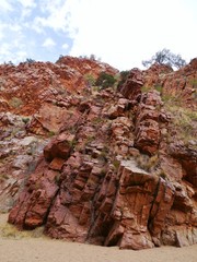 The emily gap in the East McDonnell ranges in australia