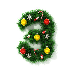 Christmas tree font number 3