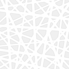 White geometric background ornament