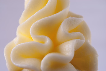 Closeup of Vanilla Buttercream