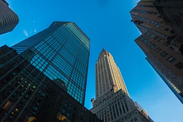 Crédence de cuisine en verre imprimé New York Buildings in New York