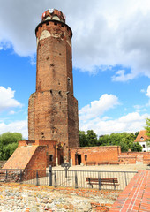 Fototapeta na wymiar The ruins of the castle of Teutonic Order, Brodnica, Poland