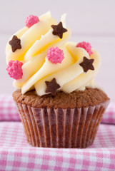 Enjoy a delicious cupcake