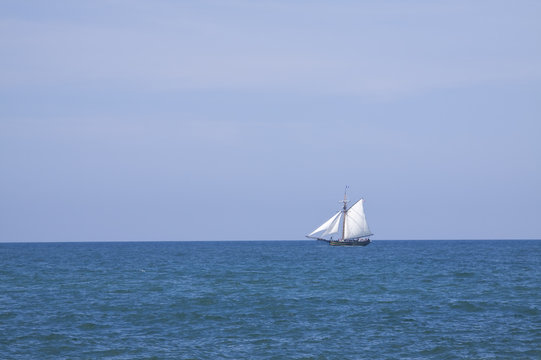 Sailboat On Lake Michigan