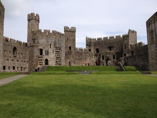Fototapeta na wymiar Caernarfon Castle