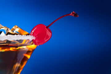 cocktail with cherry