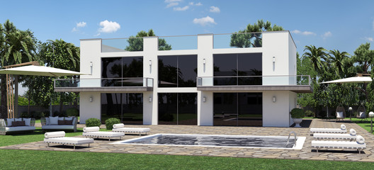 Villa con piscina