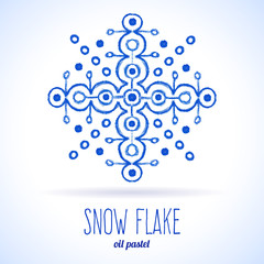 Doodle snow flake