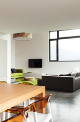 apartment furnished, living room view