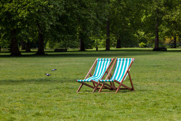 Sunbathing at the park