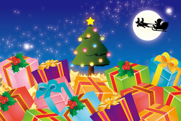 #Background #wallpaper #Vector #free #christmas #Xmas merry christmas,eve,fir tree,message,greeting card,santa claus,gift,white snowflakes,winter scenery,event,party,ornament,decoration,holy night 