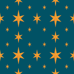 Seamless christmas vector illustration background