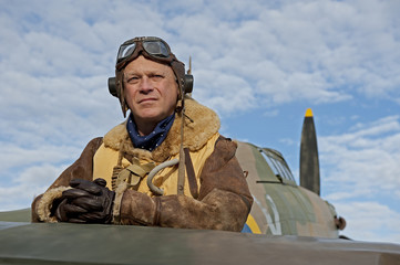 World War Two RAF Pilot © John Gomez