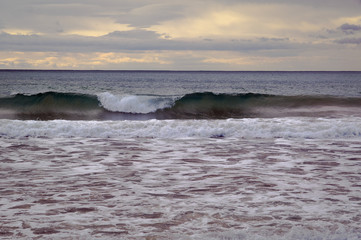 Obraz premium Welle bricht