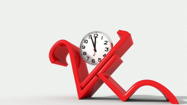 Anno nuovo 2015 con orologio