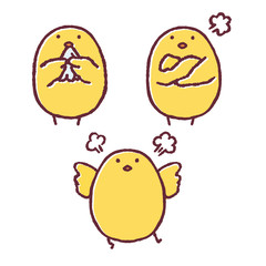 ひよこポーズ-12