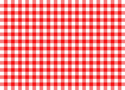 Red Traditional Gingham Background