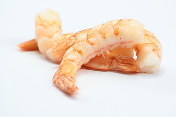 queues de crevettes