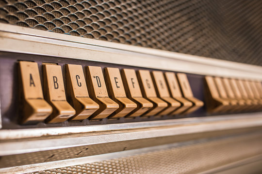 Push button juke box